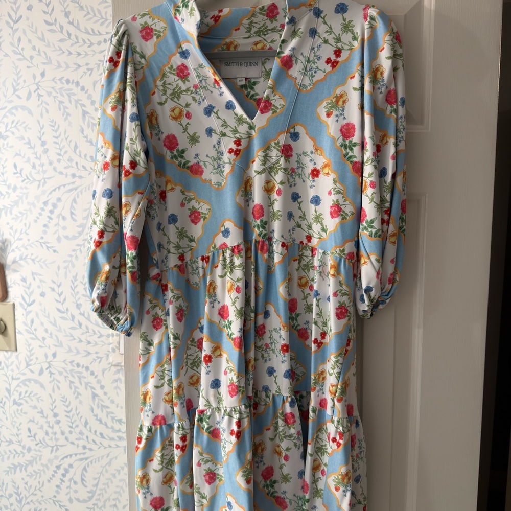 Smith & Quinn Floral Blue Dress